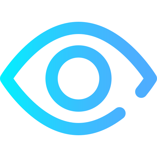 Eye Super Basic Omission Gradient icon