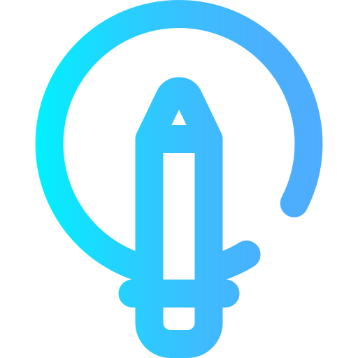 ampoule Super Basic Omission Gradient Icône