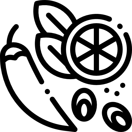 kruid Detailed Rounded Lineal icoon