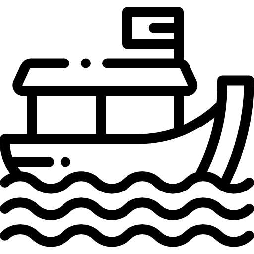 보트 Detailed Rounded Lineal icon