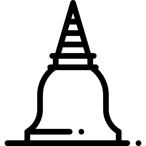 Дои сутхеп Detailed Rounded Lineal иконка