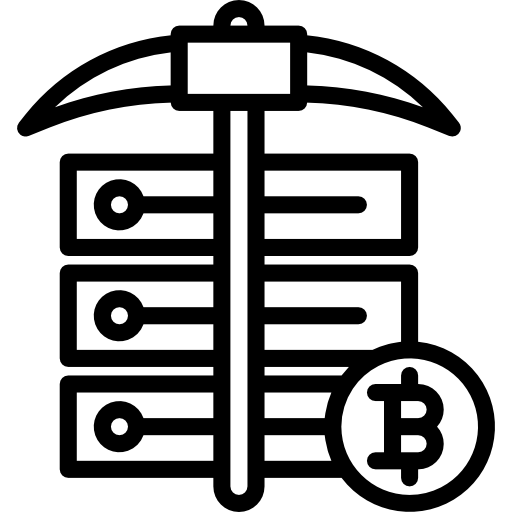 minería srip Lineal icono
