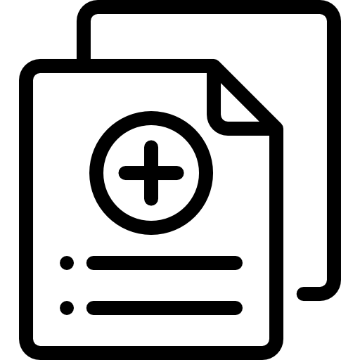 prescripción Detailed Rounded Lineal icono
