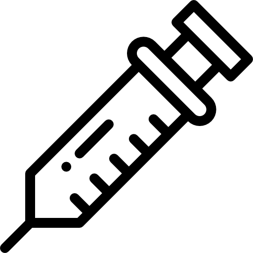 注射器 Detailed Rounded Lineal icon