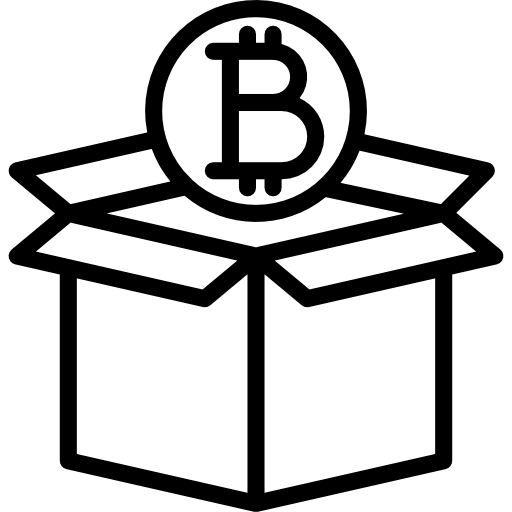 Биткойн srip Lineal иконка