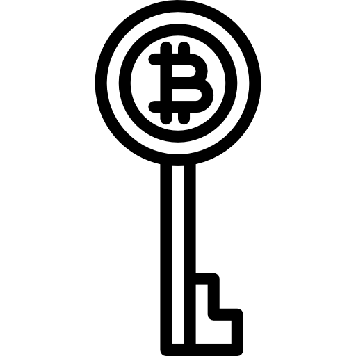 비트 코인 srip Lineal icon