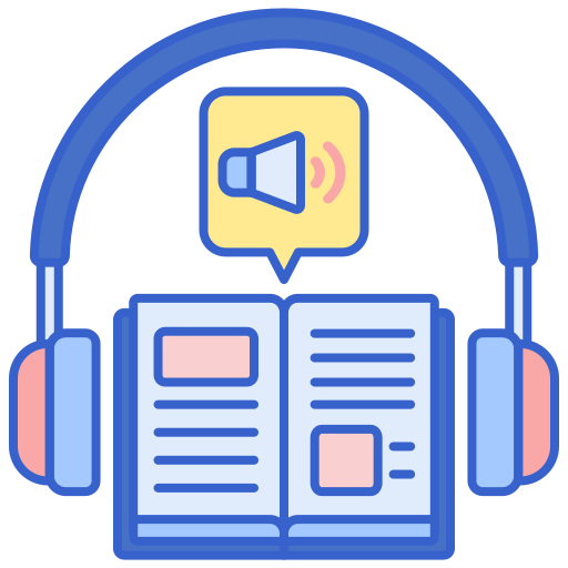 audio libro Generic Outline Color icono