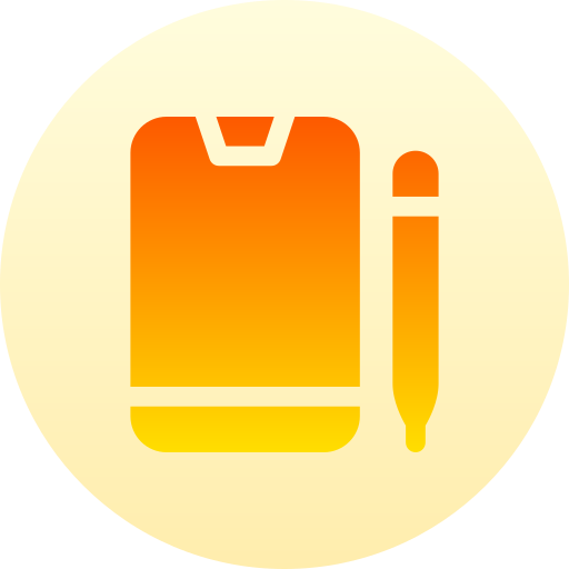 stifttablett Basic Gradient Circular icon