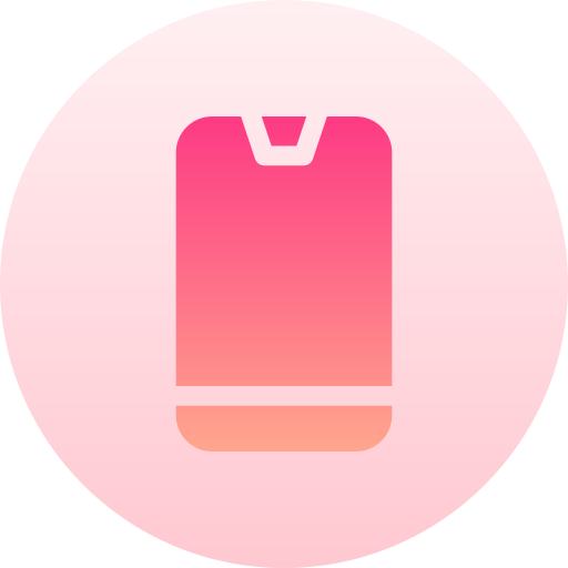 スマートフォン Basic Gradient Circular icon