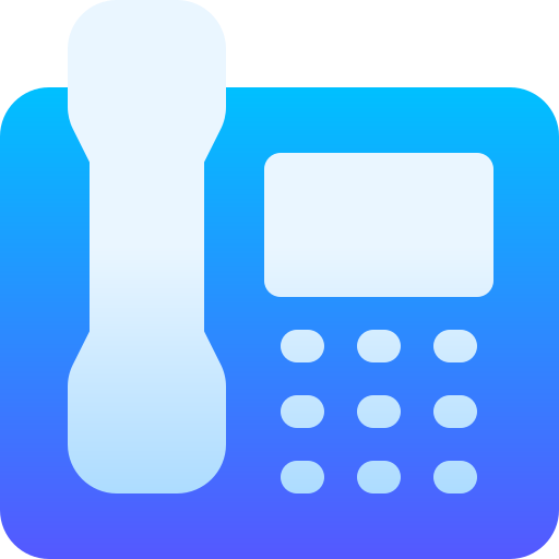 Telephone Basic Gradient Gradient icon