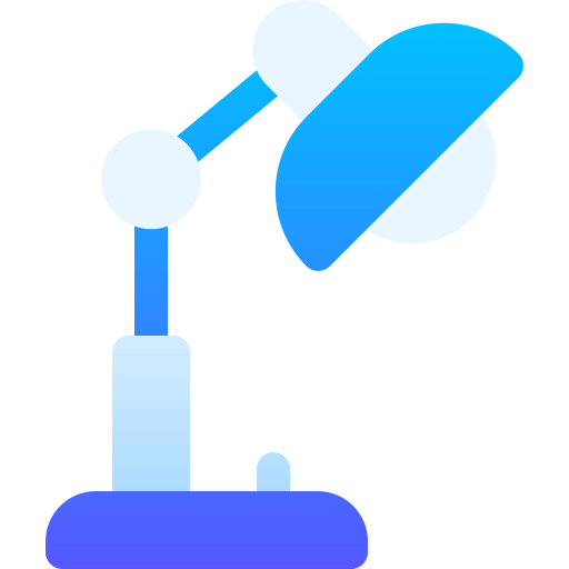 데스크 램프 Basic Gradient Gradient icon