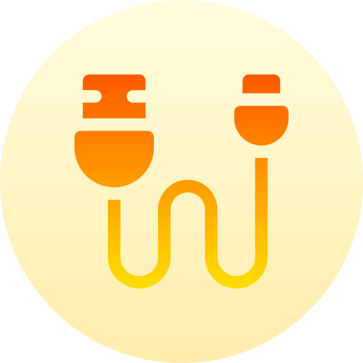 케이블 Basic Gradient Circular icon