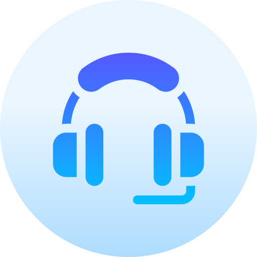 headphone Basic Gradient Circular icon