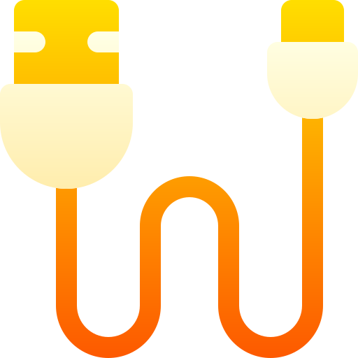 cable Basic Gradient Gradient icono