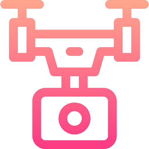 drone Basic Gradient Lineal color icon