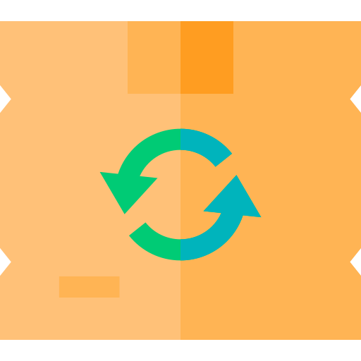 Recycling Basic Straight Flat icon