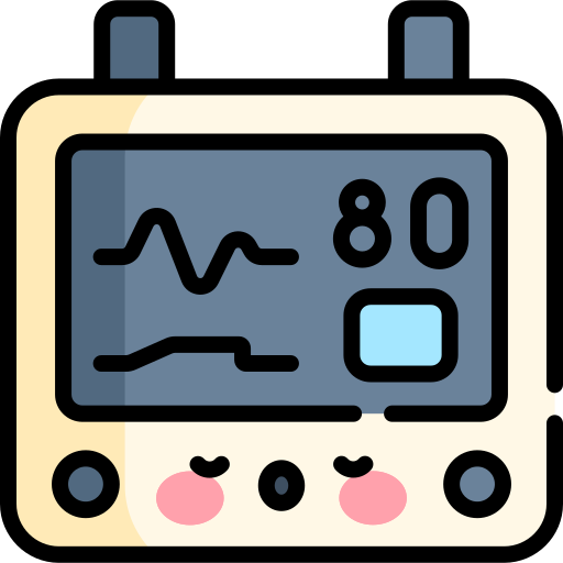 Monitor Kawaii Lineal color icon