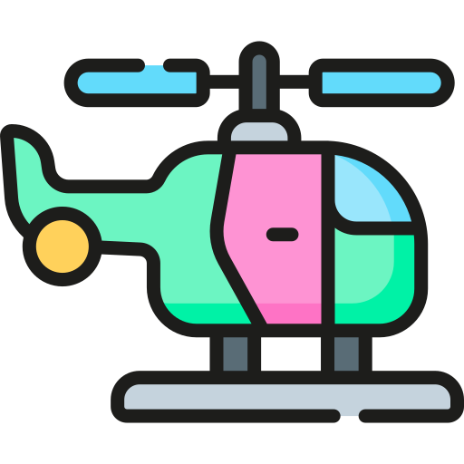 Helicopter Special Lineal color icon