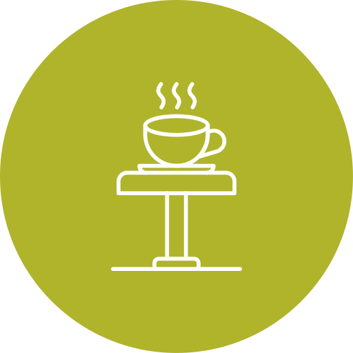 mesa de café Generic Flat icono