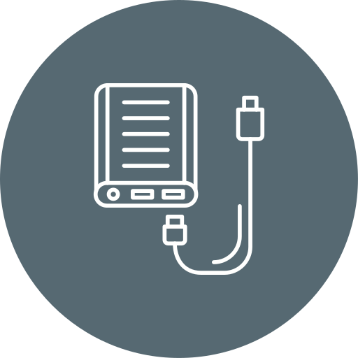 powerbank Generic Flat icoon