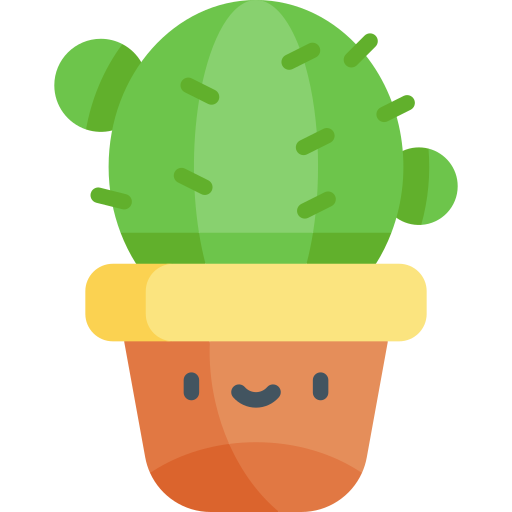 cactus Kawaii Flat Icône