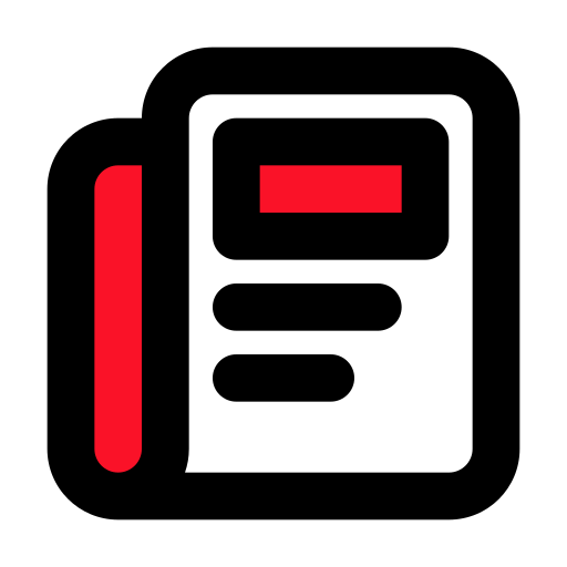 logboek Generic Fill & Lineal icoon