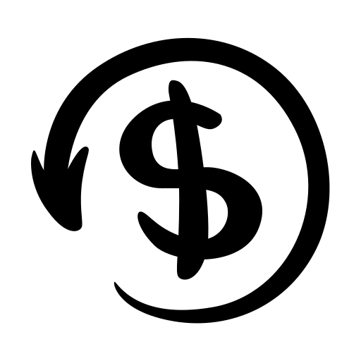 Currency Generic Hand Drawn Black icon
