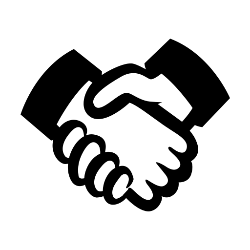 Handshake Generic Hand Drawn Black icon