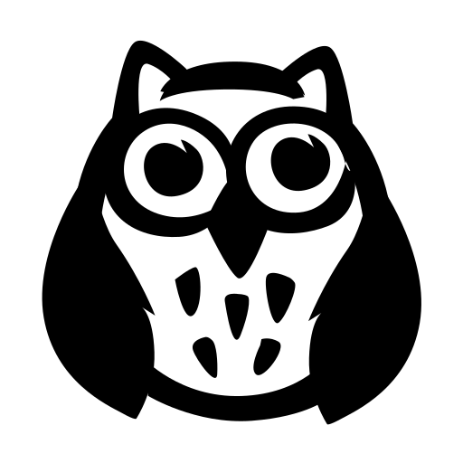 Owl Generic Hand Drawn Black icon