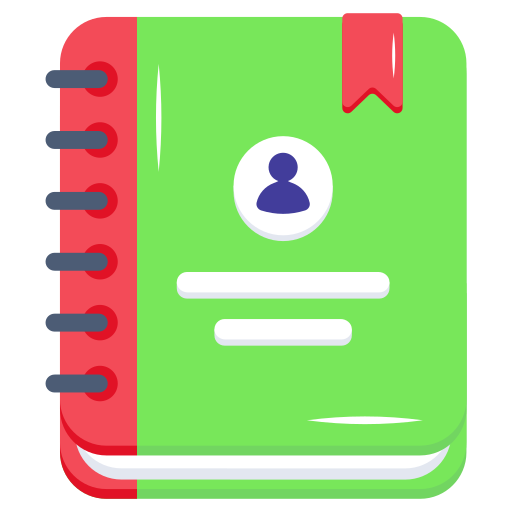 Contact Book Generic Flat icon