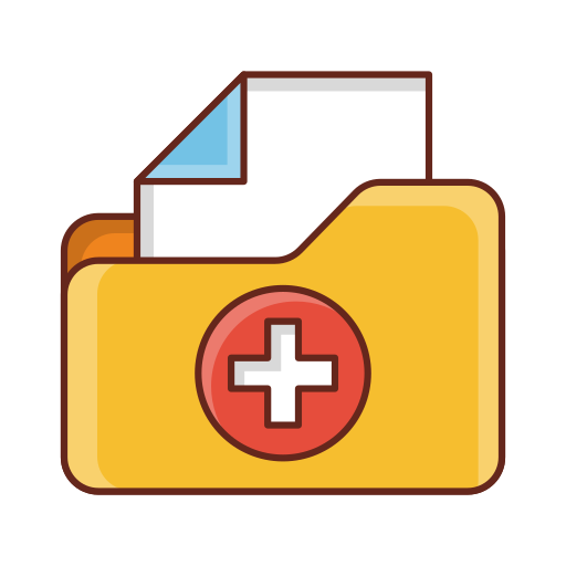folder medyczny Generic Outline Color ikona