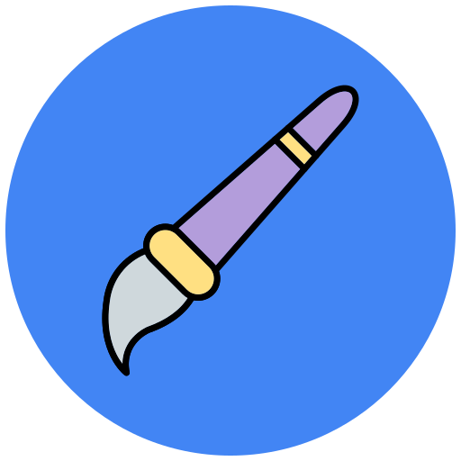 pinsel malen Generic Outline Color icon