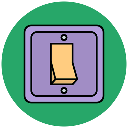 スイッチ Generic Outline Color icon