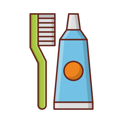 dentifrice Generic Outline Color Icône