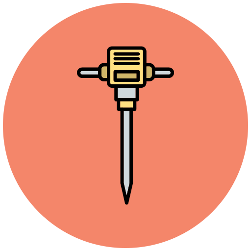 ジャックハンマー Generic Outline Color icon