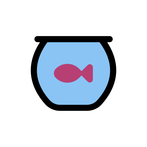 Fish bowl Generic Outline Color icon