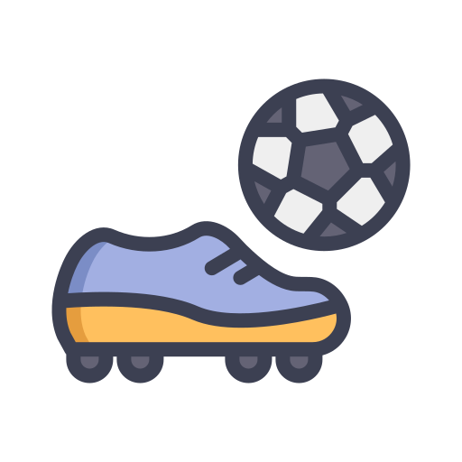 fútbol Generic Outline Color icono