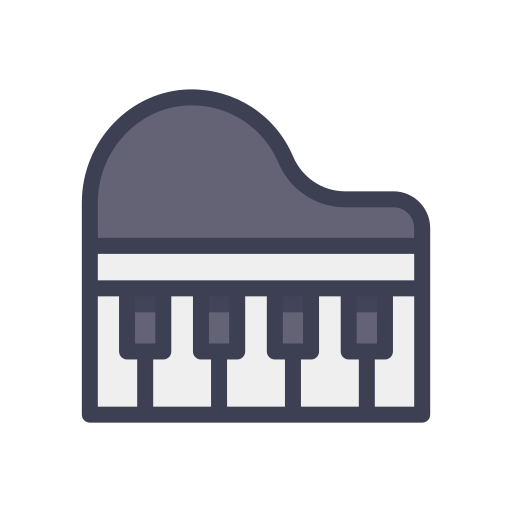 piano Generic Outline Color icono