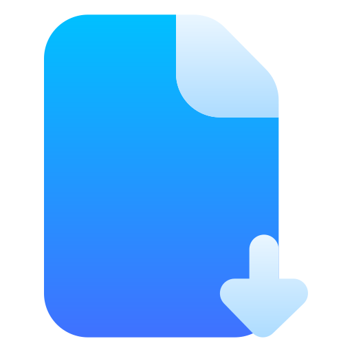 File Generic Flat Gradient icon