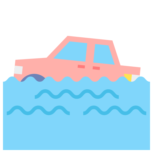 overstroming Generic Flat icoon