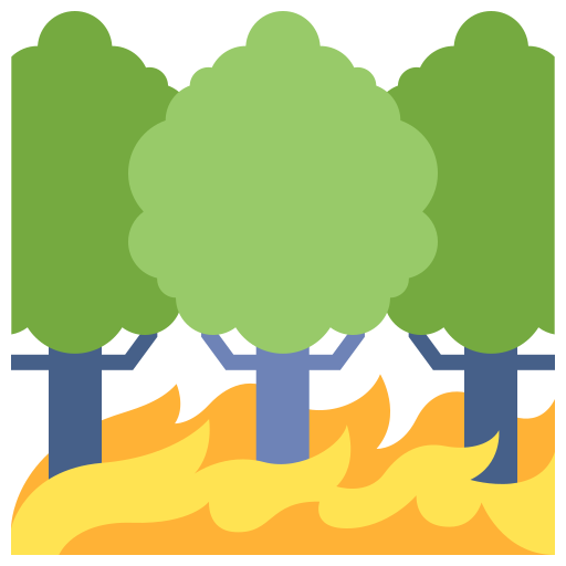 Fuego incontrolado Generic Flat icono