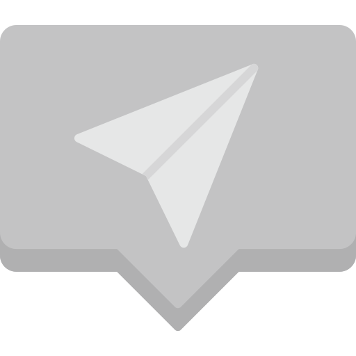 紙飛行機 Generic Grey icon