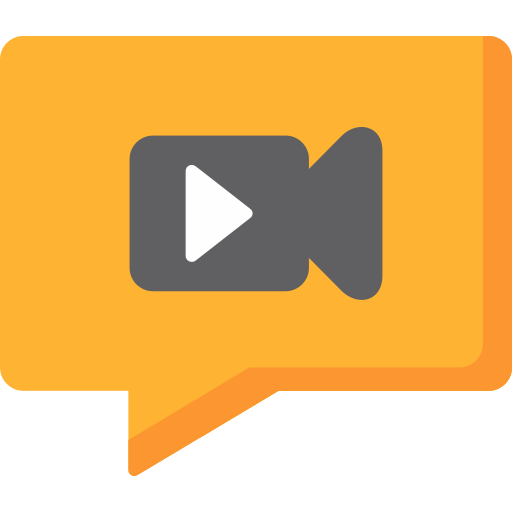 chat de video Generic Flat icono