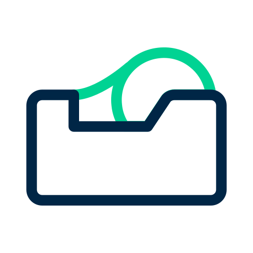 Tape Generic Outline Color icon