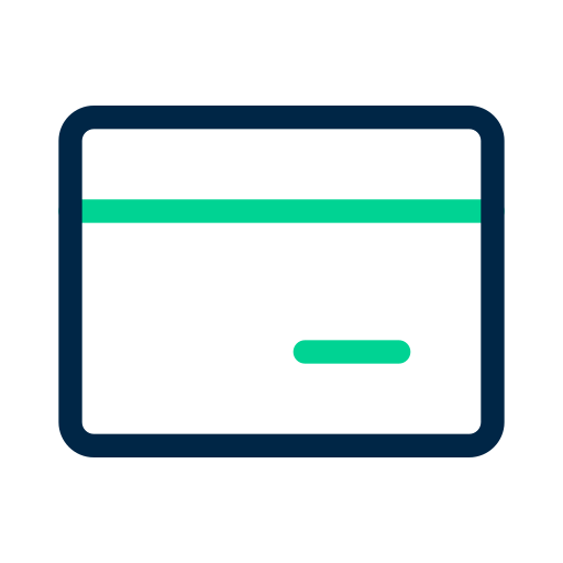 Credit card Generic Outline Color icon