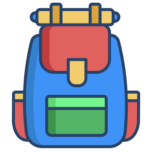 rucksack Generic color outline icon