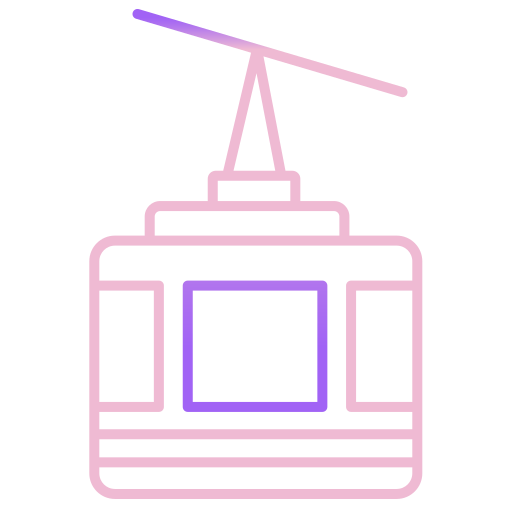 케이블카 Generic gradient outline icon