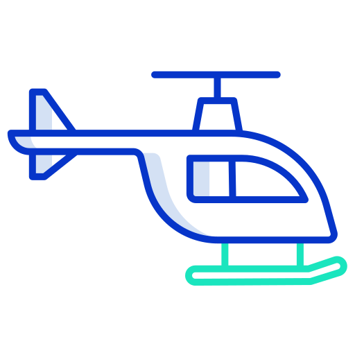 elicottero Generic color outline icona