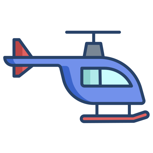helicóptero Generic color outline icono