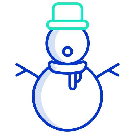 bonhomme de neige Generic color outline Icône